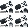 4 Set Spa Hot Tub Cover Broken Latch Repair Kit Have Slot - Replace Latches Clip Lock with Keys and Hardwares