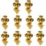 Wood Deck Brass Anchor for Pool Safety Cover (10 Pack)