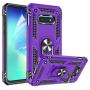 Galaxy S10E Case with HD Screen Protector, Gritup Military Grade 15ft. Drop Tested Cover with Magnetic Ring Kickstand Compatible with Car Mount Holder, Phone Case for Samsung Galaxy S10E Purple