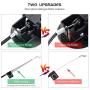 Metal Recliner Handle Replacment with Cable (2-Set), Recliner Cable with Release Handle, Recliner Repair Parts Mechanism Compatible with Ashley Lazy Boy and Most Furniture of Chair Sofa Couch