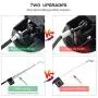 Metal Recliner Handle Replacment with Cable (2-Set), Recliner Cable with Release Handle, Recliner Repair Parts Mechanism Compatible with Ashley Lazy Boy and Most Furniture of Chair Sofa Couch