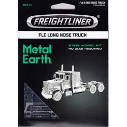 Fascinations Metal Earth Freightliner Long Nose Truck 3D Metal Model Kit