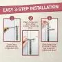 Jack N’ Drill Hinge Pin Door Stop (7 Pack) - Convenient Door Stopper for Door Hinges | Durable, Heavy Duty Metal Construction for Preventing Damaged Walls and Extra Door Security Jack N’ Drill Hinge Pin Door Stop (7 Pack) - Convenient Door Stopper for Door Hinges | Durable, Heavy Duty Metal Construction for Preventing Damaged Walls and Extra Door Security