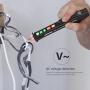 Voltage Tester, Meterk Non-Contact Voltage Tester Pen with Alarm Mode & Live/Null Wire Judgment, LED Flashlight Beeper Multi-sensor, 12V-1000V/48V-1000V Electric Voltage Detector Pen