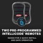 Genie ChainDrive 550 Garage Door Opener - Heavy-Duty Chain Drive System - Includes 2, 3-Button Remotes, Wall Console, Wireless Keypad, Safe T-Beams - Model 2035-TKV,Black