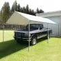 Quictent 10X20ft Upgraded Heavy Duty Carport Car Canopy Party Tent with Reinforced Steel Cables-White