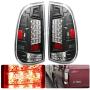 AJP Distributors LED Tail Light Lamp For Ford F150 F250 F350 Style Side (Black)