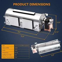 FBK-100, FBK-200, FBK-250, BLOT Replacement Fireplace Blower Fan Unit for Lennox, Superior, Monessen, Majestic, Astria, Vermont Castings, Martin Hearth and Heating, Rotom HB-RB100