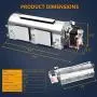 FBK-100, FBK-200, FBK-250, BLOT Replacement Fireplace Blower Fan Unit for Lennox, Superior, Monessen, Majestic, Astria, Vermont Castings, Martin Hearth and Heating, Rotom HB-RB100 FBK-100, FBK-200, FBK-250, BLOT Replacement Fireplace Blower Fan Unit for Lennox, Superior, Monessen, Majestic, Astria, Vermont Castings, Martin Hearth and Heating, Rotom HB-RB100