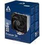 ARCTIC Freezer 34 - Tower CPU Cooler for Intel and AMD, Pressure-Optimised 120 mm PWM Fan with PST, Direct Touch Technology - Black