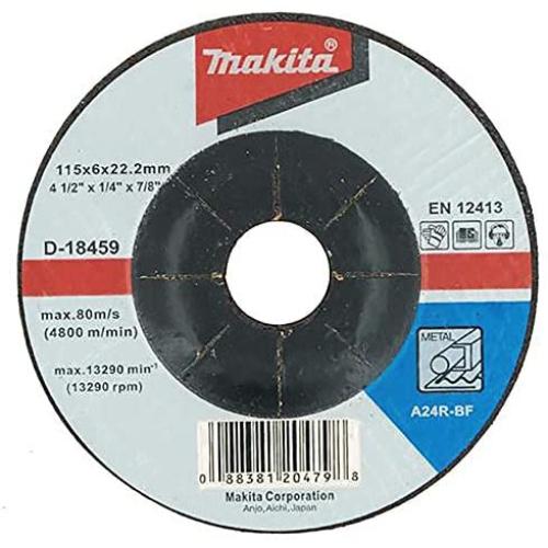 Makita 10 Pack - 4.5'' Grinding Wheel For Grinders - Aggressive Grinding For Metal - 4-1/2'' x 1/4 x 7/8-Inch