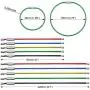 25pcs Wire Keychains, SENHAI Key Ring 2mm Cable Loops 6'' and 8.7 inches Stainless Steel Gear for Hanging Luggage Tag, Keyrings and ID Tag Keepers 25pcs Wire Keychains, SENHAI Key Ring 2mm Cable Loops 6'' and 8.7 inches Stainless Steel Gear for Hanging Luggage Tag, Keyrings and ID Tag Keepers