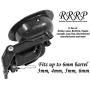 Reliable Recliner Replacement Parts HANDLE COMES WITH CABLE HOOK Small Oval Black Plastic Pull Recliner Handle 3'' by 3.5'' fits Ashley and Other Manufacturer Brands. Handle Only - Fits both 3mm and 6mm Cables (Car Door Flapper Style) Chair Release Handle