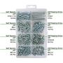 T.K.Excellent Self Tapping Screw Pan Head Phillips Drive Sheet Metal Screw Assortment Kit,175 Pieces