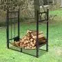 SSLine 30'' Metal Firewood Rack Log Holder with Tool Set Indoor Fireplace Wood Storage Rack Outdoor Deck Fire Wood Holder Organizer for Firepit Stove SSLine 30'' Metal Firewood Rack Log Holder with Tool Set Indoor Fireplace Wood Storage Rack Outdoor Deck Fire Wood Holder Organizer for Firepit Stove