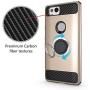 Newseego Compatible With Google Pixel 2 Case (5.0inch) with Armor Dual Layer 2 in 1 with Extreme Heavy Duty Protection and Finger Ring Holder Kickstand Fit Magnetic Car mount for Google Pixel 2-Golden