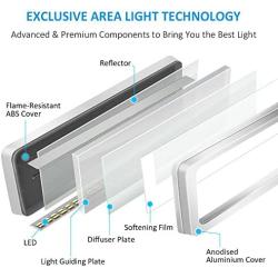 BYB E430 Metal Architect LED Desk Lamp, Swing Arm Task Lamp with Clamp, Eye-Care Drafting Table Lamp, Dimmable Office Light, 4 Lighting Modes, 6 Level Dimmer, Touch Control, Memory Function, Silver