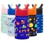 Simple Modern Kids Insulated Water Bottle Cup with Straw Stainless Steel Flask Metal Thermos for Toddlers Boys and Girls, 10oz, Construction Simple Modern Kids Insulated Water Bottle Cup with Straw Stainless Steel Flask Metal Thermos for Toddlers Boys and Girls, 10oz, Construction