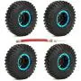 T best 4Pcs RC Wheels, 1.6in 1:10 Scale Remoted Control Tire Metal Inflatable RC Crawler Tire Replacement Part Accessory for SCX10 TRX4 D90 90046 1/10 RC Car T best 4Pcs RC Wheels, 1.6in 1:10 Scale Remoted Control Tire Metal Inflatable RC Crawler Tire Replacement Part Accessory for SCX10 TRX4 D90 90046 1/10 RC Car