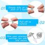 Silicone Clear Earring Backs 1000 Pieces Bullet Earring Clutch by Yalis