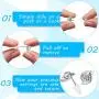 Silicone Clear Earring Backs 1000 Pieces Bullet Earring Clutch by Yalis
