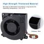 GDSTIME 120mm PWM 4 Pin 12V Dual Ball Bearing DC Brushless Blower Cooling Fan (4.72x4.72x1.26 inch), for Car Seat Amplifier Inflatables Inverter Ventilation