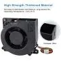 GDSTIME 120mm PWM 4 Pin 12V Dual Ball Bearing DC Brushless Blower Cooling Fan (4.72x4.72x1.26 inch), for Car Seat Amplifier Inflatables Inverter Ventilation