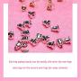 MINIDUO Earring Backs Earring Backings Copper Backs Stopper Bullet Shape Earring Backs Prevent Allergy Jewelry Findings Parts for DIY Jewelry Making (200PCS/100Pairs)