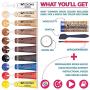 Coconix Floor and Furniture Repair Kit - Restorer of Your Wooden Table, Cabinet, Veneer, Door and Nightstand - Super Easy Instructions Matches Any Color - Restore Any Wood, Cherry, Walnut, Hardwood