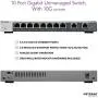 NETGEAR 10-Port Gigabit/10G Ethernet Unmanaged Switch (GS110MX) - with 2 x 10G/Multi-gig, Desktop/Rackmount, and ProSAFE Limited Lifetime Protection NETGEAR 10-Port Gigabit/10G Ethernet Unmanaged Switch (GS110MX) - with 2 x 10G/Multi-gig, Desktop/Rackmount, and ProSAFE Limited Lifetime Protection