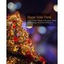 Solar String Lights Outdoor, Kolpop 78.7FT 240LED Solar Christmas Lights 8 Modes Copper Wire Solar Fairy Lights Outdoor Waterproof for Christmas Tree, Garden, Yard, Party, Camping, Patio,(Warm White)