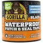 Gorilla Waterproof Patch & Seal Tape 4'' x 10 Black, (Pack of 1)