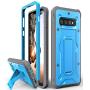 ArmadilloTek Vanguard Designed for Samsung Galaxy S10 Plus Case (2019 Release) Military Grade Full-Body Rugged with Kickstand Without Built-in Screen Protector (Blue)