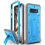 ArmadilloTek Vanguard Designed for Samsung Galaxy S10 Plus Case (2019 Release) Military Grade Full-Body Rugged with Kickstand Without Built-in Screen Protector (Blue)