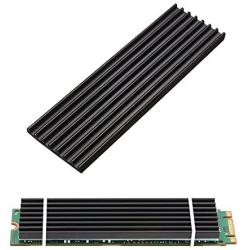 Aluminum Heatsinks for PCIe NVMe M.2 2280 SSD with Silicone Thermal Pad, DIY Laptop PC Memory Cooling Fin Radiation Dissipate (Ordinary Edition)