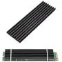 Aluminum Heatsinks for PCIe NVMe M.2 2280 SSD with Silicone Thermal Pad, DIY Laptop PC Memory Cooling Fin Radiation Dissipate (Ordinary Edition)