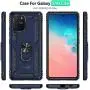 CoverON Metal Ring Kickstand Resistor Series Car Mount Compatible Phone Shockproof Cover for Samsung Galaxy S10 Lite Case/Galaxy A91 Case - Navy Blue CoverON Metal Ring Kickstand Resistor Series Car Mount Compatible Phone Shockproof Cover for Samsung Galaxy S10 Lite Case/Galaxy A91 Case - Navy Blue