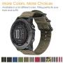Fintie Band Compatible with Garmin Fenix 5X Plus/Tactix Charlie Watch, 26mm Premium Woven Nylon Adjustable Replacement Strap Compatible with Fenix 5X / 5X Plus / 3/3 HR Smartwatch