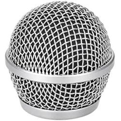 uxcell Microphone Ball Head Mesh Grill Metal Windscreen with Black Interior Foam Filter for PG48 PG58 PGX2 BLX288 PG288 PGX24