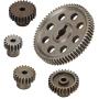 RC Car Differential Main Metal Spur Gear 64T 17T 21T 26T 29T Motor Gear Upgrade Part for Gear Sets of HSP and RedCat 1/10 RC Car