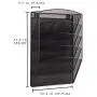 Klickpick Office 5 Sections Hanging Files Wall Mounted Metal Mesh Document File Organizer Magazine Holder Rack Organizer Section Racks Multipurpose Use to Display Files, Magazine, Newspapers- Black Klickpick Office 5 Sections Hanging Files Wall Mounted Metal Mesh Document File Organizer Magazine Holder Rack Organizer Section Racks Multipurpose Use to Display Files, Magazine, Newspapers- Black