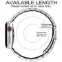 Fullmosa Compatible Apple Watch Band 38mm 40mm 42mm 44mm, Stainless Steel Metal For Apple Watch Bands,38mm 40mm Sliver