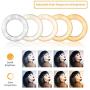 LimoStudio 14 inch Diameter Dimmable Continuous Round LED Ring Light, Beauty Facial Shoot, Smartphone, Youtube, Vine Self-Portrait, Light Stand Tripod, Camera Mount Adapter, Photo Studio, AGG2203