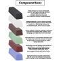 Drixet 6 Piece Buffing, Polishing & Cutting Compound 4 Oz. Kit - Set Includes: Black Emery, Brown Tripoli, White Diamond, Red Rouge, All Purpose Blue & General Green Compounds