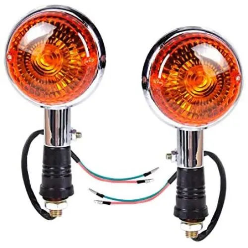 2X Amber Turn Indicator Signal Light Blinker Lens For Yamaha Virago 85-99 2X Amber Turn Indicator Signal Light Blinker Lens For Yamaha Virago 85-99