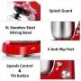 Stand Mixer, CUSIMAX Electric Mixer 800W Tilt-Head Food Mixer with 5-Quart Stainless Steel Bowl, Dough Hook, Mixing Beater and Egg Whisk, Splash Guard, Red Stand Mixer, CUSIMAX Electric Mixer 800W Tilt-Head Food Mixer with 5-Quart Stainless Steel Bowl, Dough Hook, Mixing Beater and Egg Whisk, Splash Guard, Red