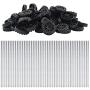 EUDAX 30mmx8mm Plastic Roll 2mm Dia Shaft Toys Wheel and 2mmx100mm STEM Shaft Round Rod Axles for DIY Toy RC Car Truck Boat Helicopter Model Part (Black, 100pcs) EUDAX 30mmx8mm Plastic Roll 2mm Dia Shaft Toys Wheel and 2mmx100mm STEM Shaft Round Rod Axles for DIY Toy RC Car Truck Boat Helicopter Model Part (Black, 100pcs)