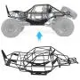Dilwe RC Car Roll Cage, Metal Black Chassis Frame Roll Cage 1/10 Replacement Part Available for Axial Wraith RR10 90053 90048 RC Car Dilwe RC Car Roll Cage, Metal Black Chassis Frame Roll Cage 1/10 Replacement Part Available for Axial Wraith RR10 90053 90048 RC Car