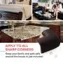 Soft Baby Proofing Corner Guards & Edge Protectors - Pre-Taped Table Corner Protector, Child Safety Furniture Bumper, Sharp Corner Cushions, 8 Pack, Brown Soft Baby Proofing Corner Guards & Edge Protectors - Pre-Taped Table Corner Protector, Child Safety Furniture Bumper, Sharp Corner Cushions, 8 Pack, Brown