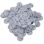 DAWEI 200Pcs 1-1/2'' 37mm Top/Bottom Cover Clip Pin Blank Badge & Button Parts for Badge Maker Machine